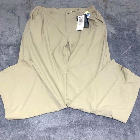 COLUMBIA Men’s PFG Hommes TG Fishing/Hiking Backcast Pants Fossil UPF 30+ Sz XL - Picture 1 of 16